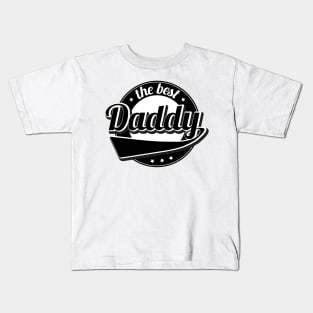 Cute The Best Daddy New Parent Father Funny Dad Kids T-Shirt